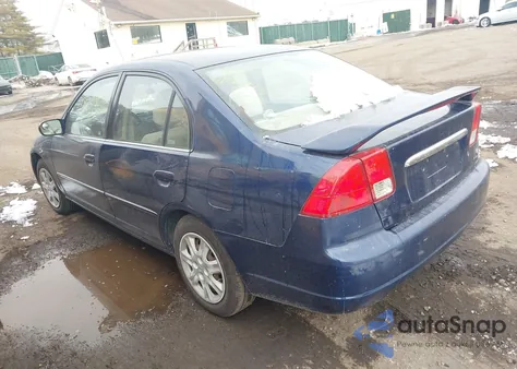 2003 Honda Civic Ex из США, поврежденный, VIN 2HGES26743H506612